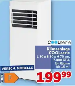 CENTERSHOP Klimaanlage COOLserie Angebot