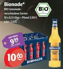Getränke Hoffmann Bionade BIO Limonade Angebot