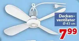 CENTERSHOP Deckenventilator Angebot