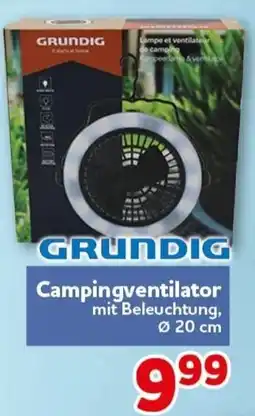 CENTERSHOP GRUNDIG Campingventilator Angebot
