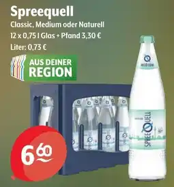Getränke Hoffmann Spreequell Classic, Medium oder Naturell Angebot