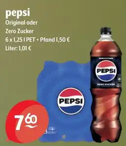 Getränke Hoffmann pepsi Original oder Zero Zucker Angebot