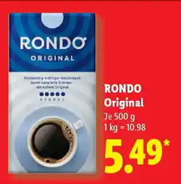 Lidl RONDO Original Angebot