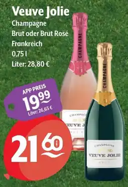 Getränke Hoffmann Veuve Jolie Champagne Brut oder Brut Rosé Angebot
