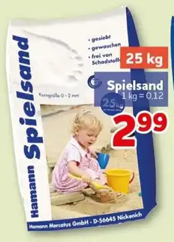 CENTERSHOP Spielsand Angebot