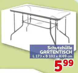 CENTERSHOP Schutzhülle GARTENTISCH Angebot