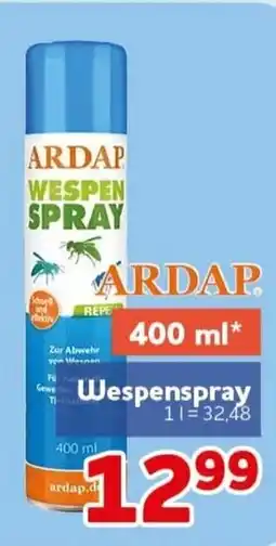 CENTERSHOP ARDAP Wespenspray Angebot