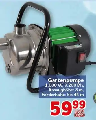CENTERSHOP Gartenpumpe Angebot
