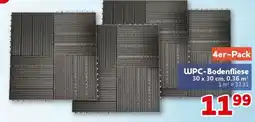 CENTERSHOP WPC-Bodenfliese Angebot