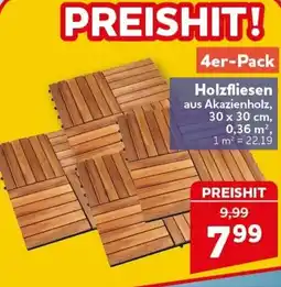 CENTERSHOP Holzfliesen Angebot