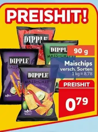 CENTERSHOP DIPPLE Maischips Angebot
