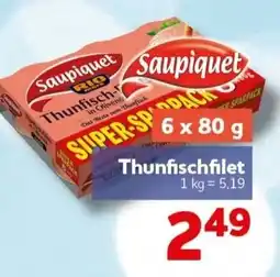 CENTERSHOP Saupiquet Thunfischfilet Angebot