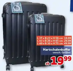 CENTERSHOP Hartschalenkoffer Angebot