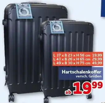 CENTERSHOP Hartschalenkoffer Angebot