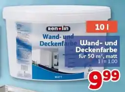 CENTERSHOP Ren lin Wand- und Deckenfarbe Angebot