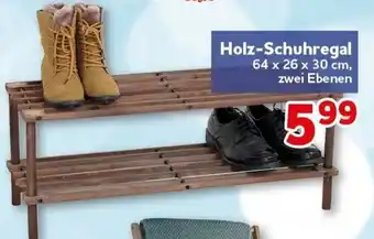 CENTERSHOP Holz-Schuhregal Angebot