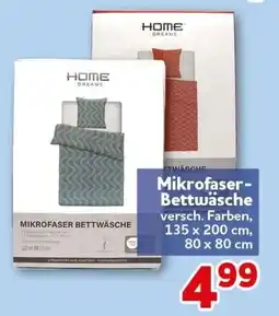 CENTERSHOP Mikrofaser- Bettwäsche Angebot