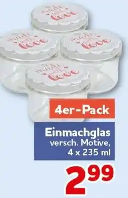 CENTERSHOP Einmachglas Angebot
