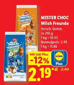 Lidl MISTER CHOC Milch Freunde Angebot