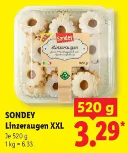 Lidl SONDEY Linzeraugen XXL Angebot