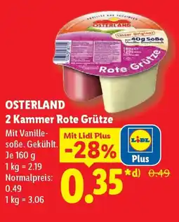 Lidl OSTERLAND 2 Kammer Rote Grütze Angebot