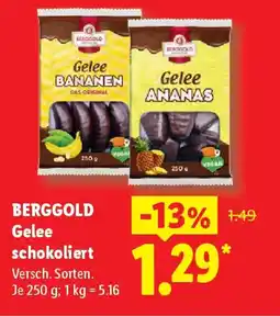 Lidl BERGGOLD Gelee schokoliert Angebot