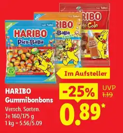 Lidl HARIBO Gummibonbons Angebot