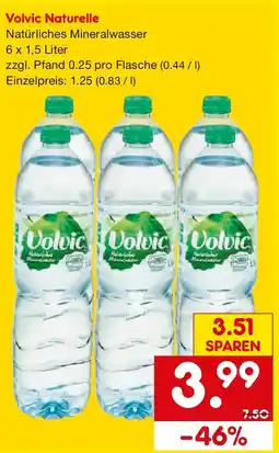 Netto Getränke Discount Volvic Naturelle Natürliches Mineralwasser Angebot