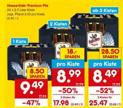 Netto Getränke Discount Hasseröder Premium Pils Angebot