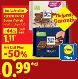 Lidl RITTER SPORT Bunte Vielfalt Angebot