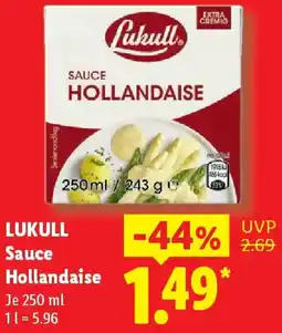 Lidl LUKULL Sauce Hollandaise Angebot