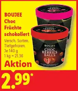 Lidl BOUJEE Choc Früchte schokoliert Angebot