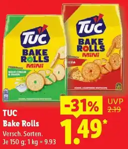 Lidl TUC Bake Rolls Angebot