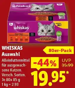 Lidl WHISKAS Auswahl Angebot