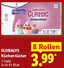 Lidl FLORALYS Küchentücher Angebot