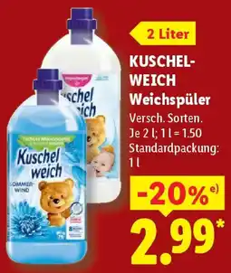 Lidl KUSCHELWEICH Weichspüler Angebot