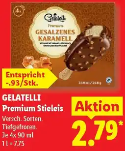 Lidl GELATELLI Premium Stieleis Angebot