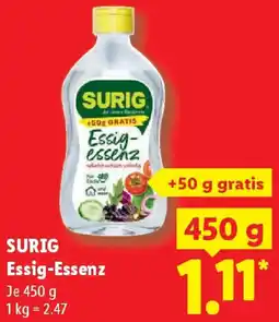 Lidl SURIG Essig-Essenz Angebot