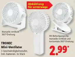 Lidl TRONIC Mini-Ventilator Angebot