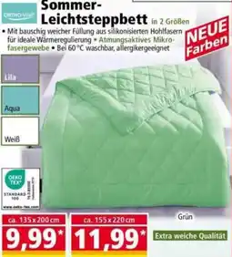Norma ORTHO Vital Sommer Leichtsteppbett Angebot