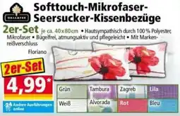 Norma Dreamtex Softtouch-Mikrofaser Seersucker-Kissenbezüge 2er Set Angebot