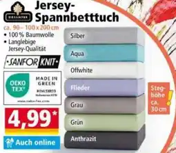 Norma DREAMTEX Jersey Spannbetttuch Angebot