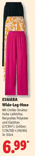 Lidl ESMARA Wide-Leg-Hose Angebot