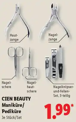 Lidl CIEN BEAUTY Maniküre/ Pediküre Angebot