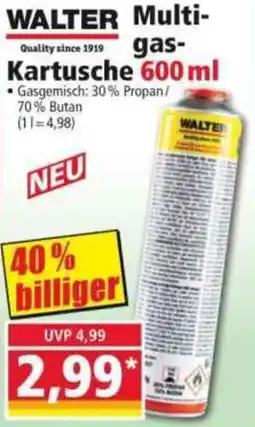 Norma WALTER Multigas Kartusche Angebot
