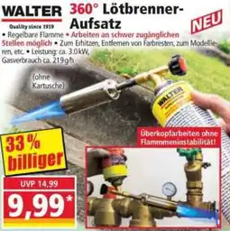 Norma WALTER 360° Lötbrenner Aufsatz Angebot