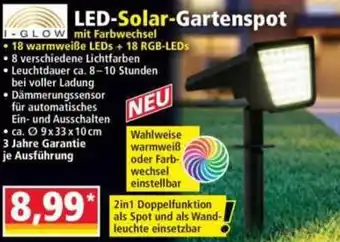I-GLOW LED-Solar-Gartenspot
