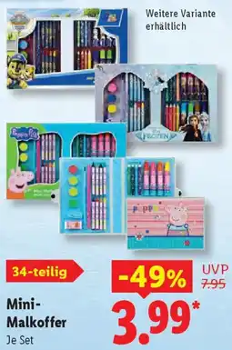 Lidl Mini Malkoffer Angebot