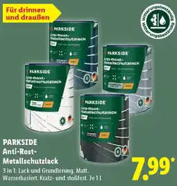 Lidl PARKSIDE Anti-Rost Metallschutzlack Angebot