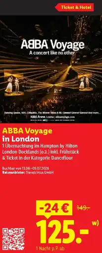Lidl ABBA Voyage in London Angebot